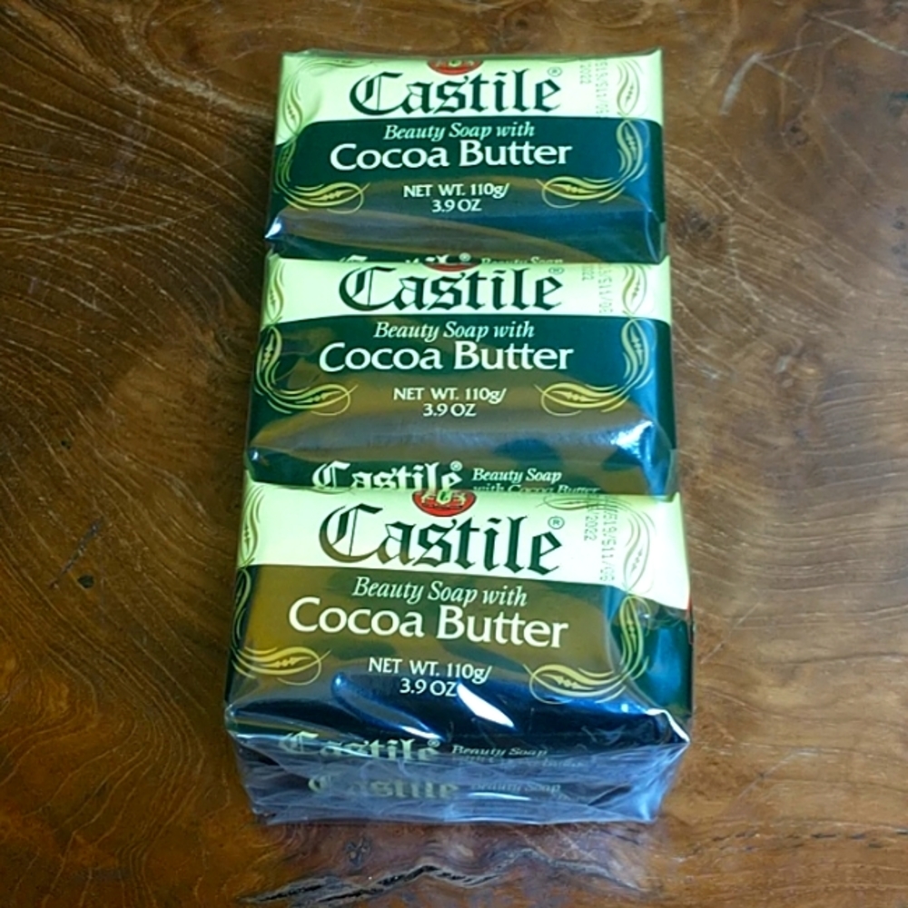Castile Beauty Soap with Cocoa Butter 6 pack 3.9oz